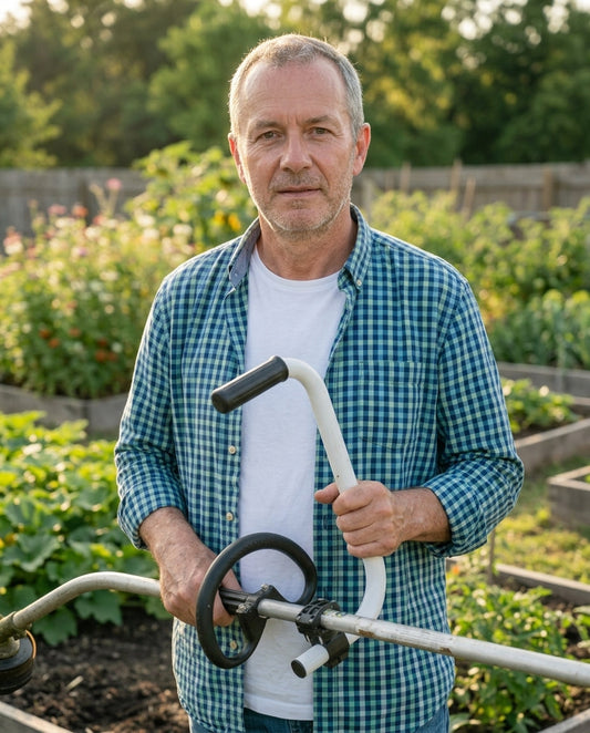 Ce jardinier de 58 ans a fini par comprendre pourquoi son dos le faisait souffrir après chaque tonte